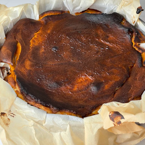 Pumpkin Spice Basque Cheesecake