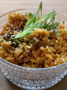 bowl of kimchi fried rice