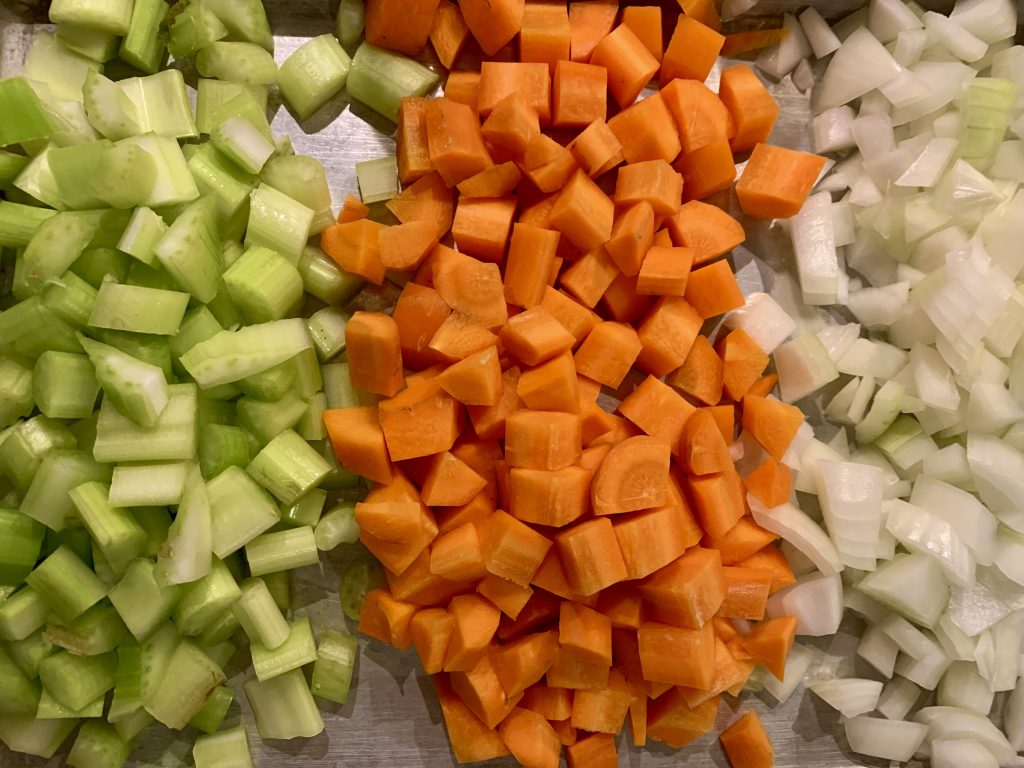 mirepoix for vegetable soup