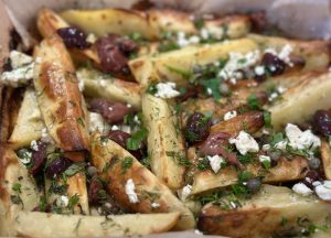 Loaded Greek Potatoes