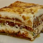 Zucchini, Meat & cheese lasagna