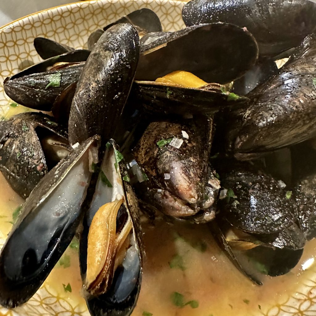 mussels in a bowl