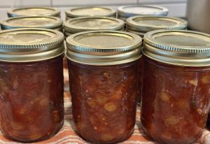 Jars of chutney