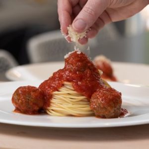 spaghetti and meatballs