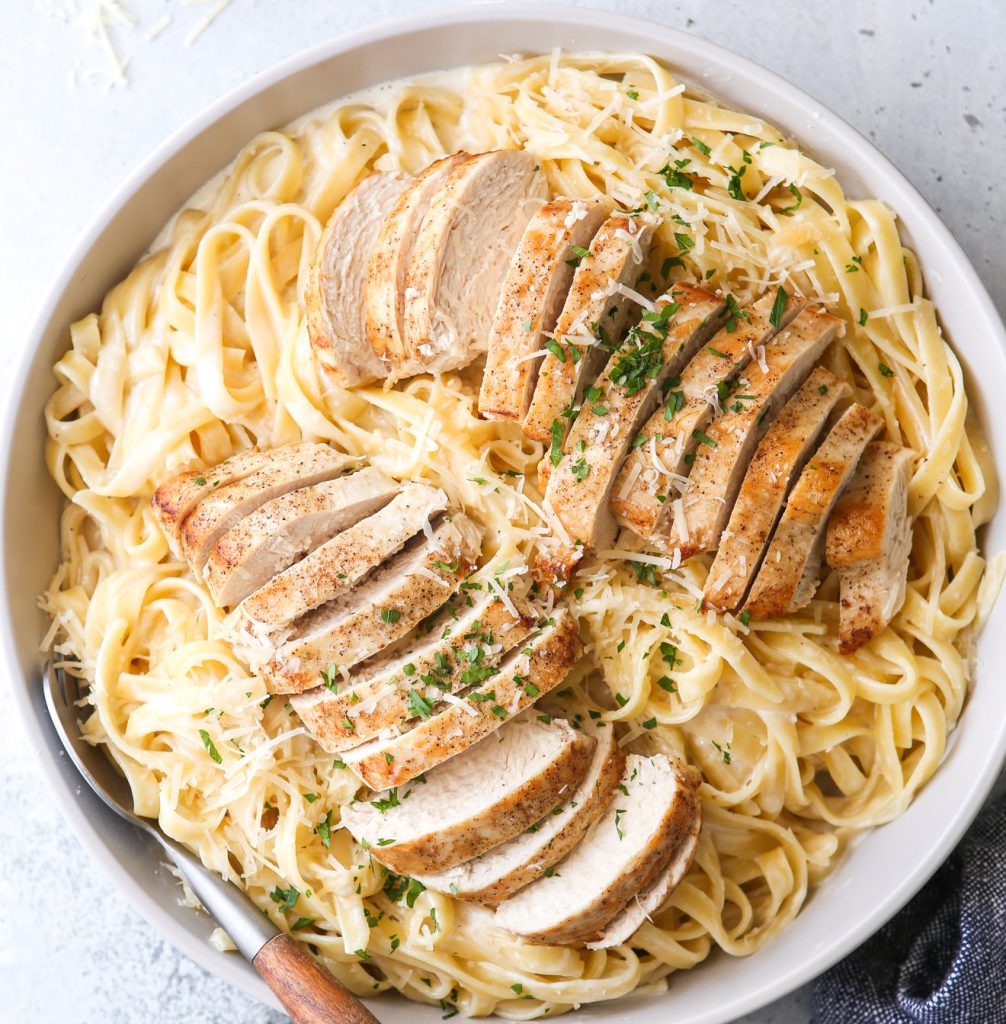 best online cooking class 2025 Bowl of fettuccine alfredo