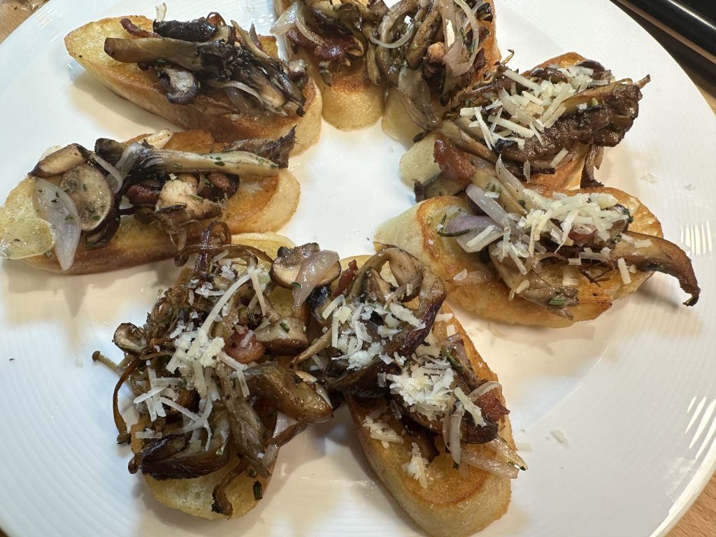 Mushroom Crostini