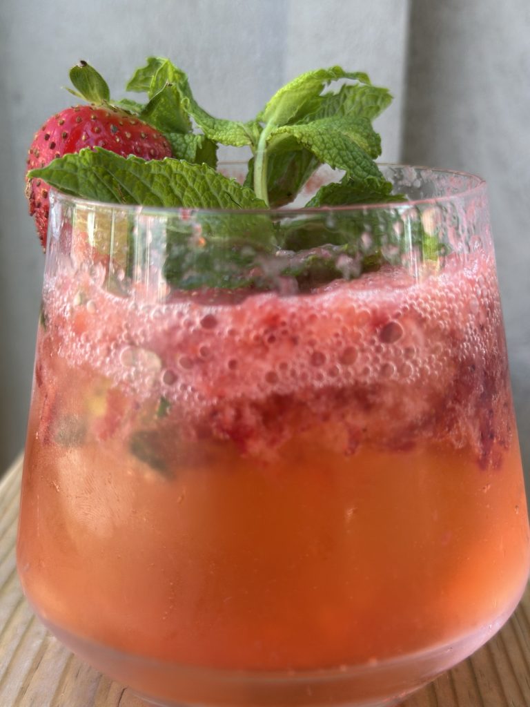 strawberry shrub, homemade food gifts