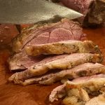sliced leg of lamb
