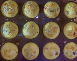egg bites cooked in muffin tins