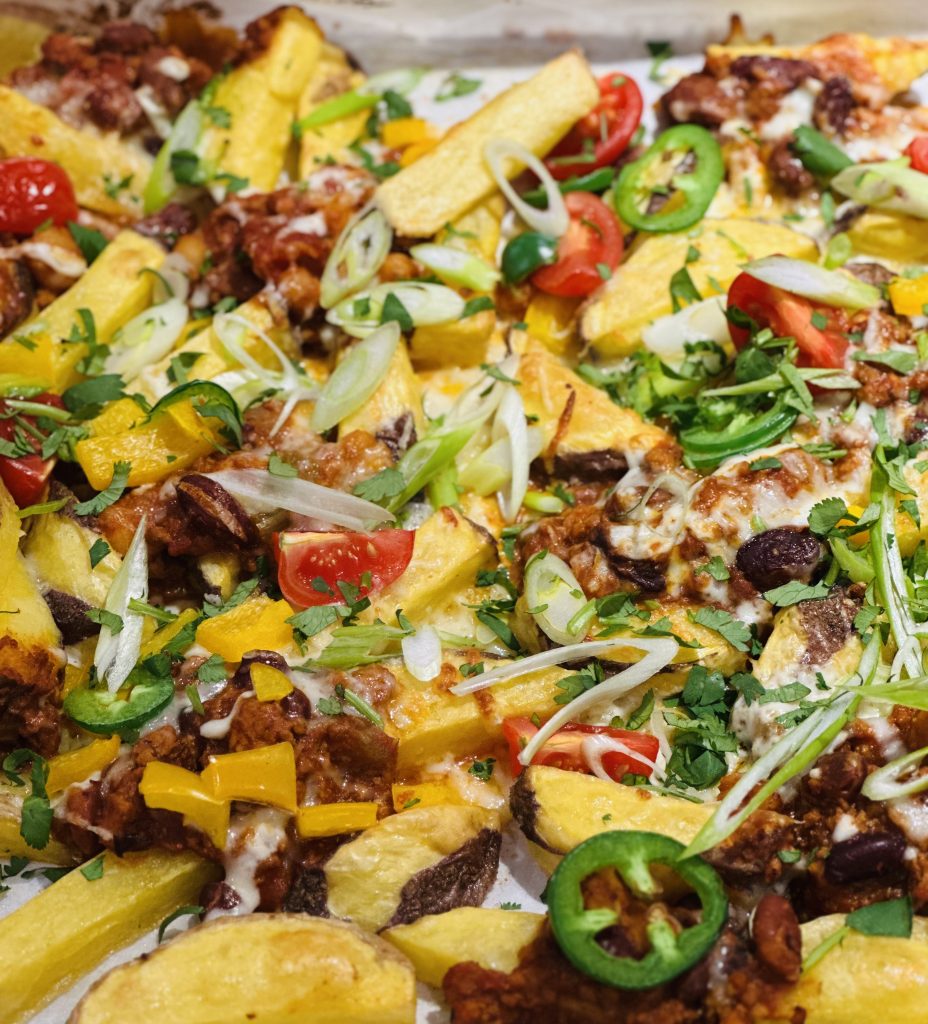 Sheet Pan Potato Nachos