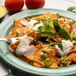 chilaquiles on a plate