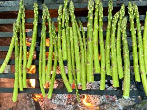 how to grill vegetables, grilled vegetables, grilled asparagus