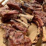 platter of lamb rib chops