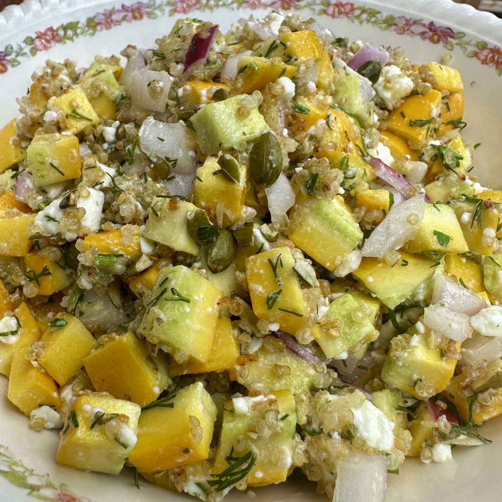 raw zucchini salad
