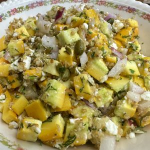 raw zucchini salad