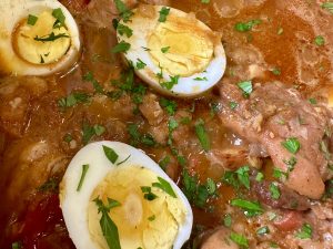 pickled eggs in stew