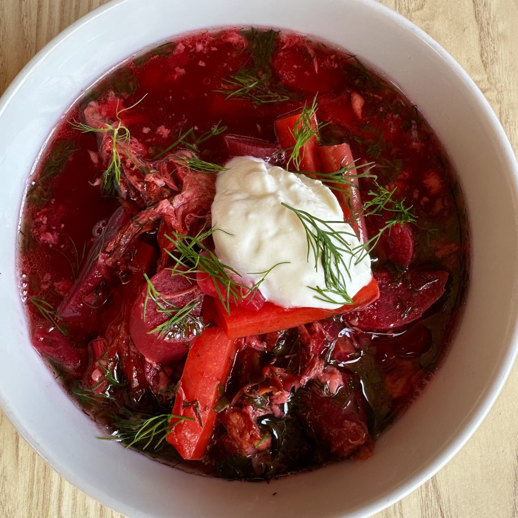bowl of borscht
