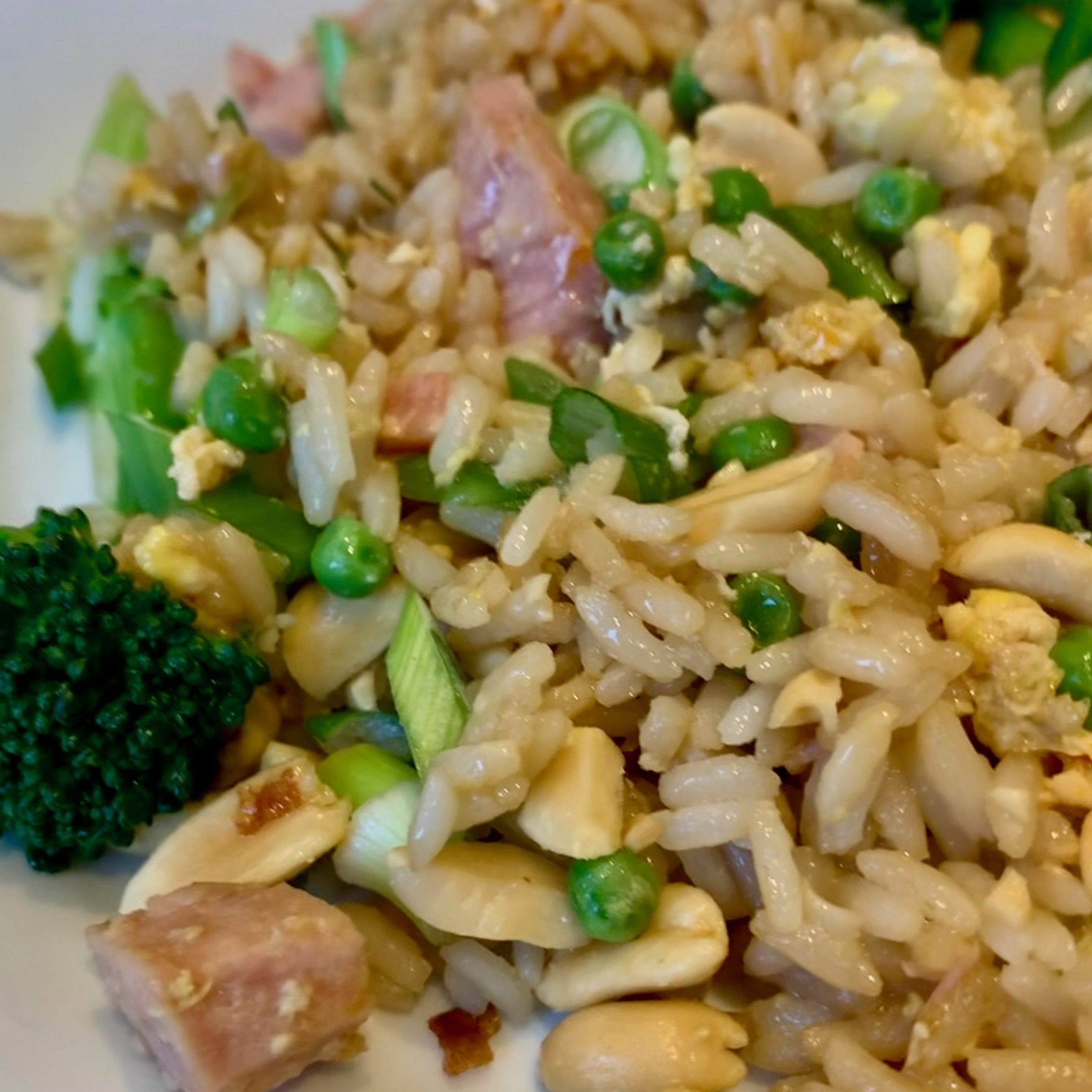 Ham fried rice